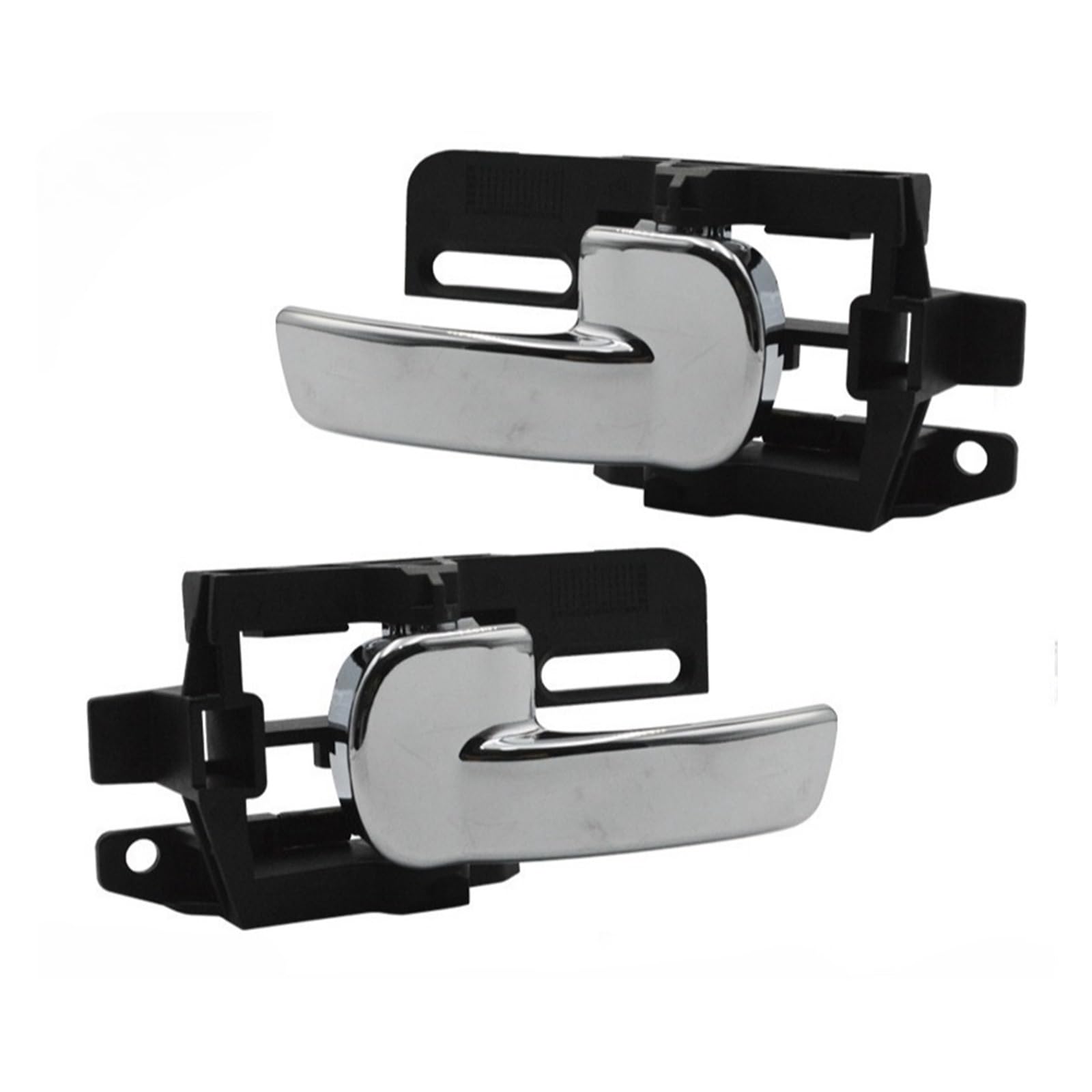 Jeviuwi Car Inner Door Handle Replacement for Nissan for Qashqai J10 2007-2013 Interior Door Handles 80670JD00E 80671JD00E(1 Pair)