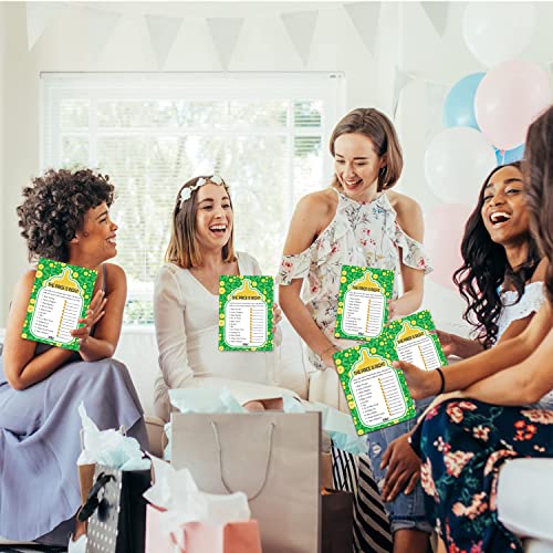 Image of Party Propz Baby Shower Games - 50pcs Card Game for Baby Shower | Baby Shower Placards | Baby Shower Game Cards (cardstock) | Baby Shower Game | Baby Shower Game Kit | Baby Shower Tambola Tickets