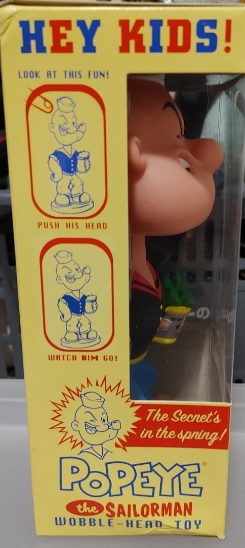 Amazon.co.jp: POPEYE ボビングヘッド 首振り人形 ポパイ ボブルベッド