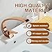 Wovier Rose Gold Bathroom Sink Faucet,Unique Design Single Handle Single Hole Brass Lavatory Vanity Faucet,Basin Mixer Tap with Supply Hose and Pop Up Drain Assembly