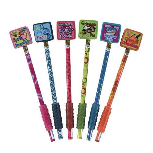 Raymond Geddes Scent-Sibles Carnival Scented Erasers' Wheel (Pack of 24)