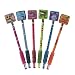 Geddes Scented Dessert Pencils with Giant Eraser Topper Assortment - Set of 36