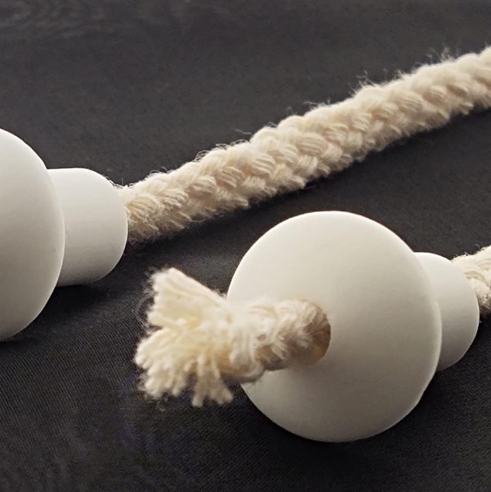 20 Pcs Ceramic Wick Holders for Alcohol Oil Lanterns