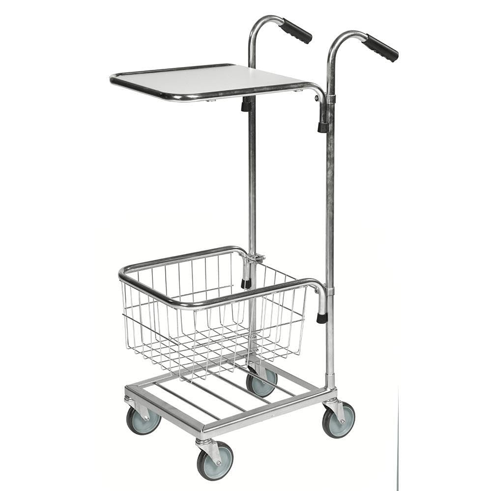 Mini-Transportwagen Boden u. Korb 660 x 385 x 1.090 mm, Traglast: 35 kg, verzinkt