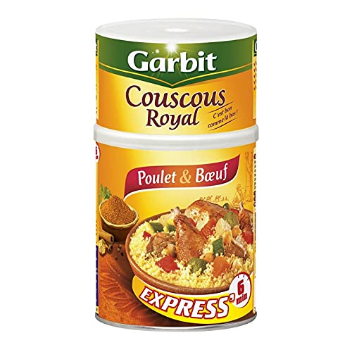Garbit Königliche Couscous Huhn und Rindfleisch 980g Packung mit 3