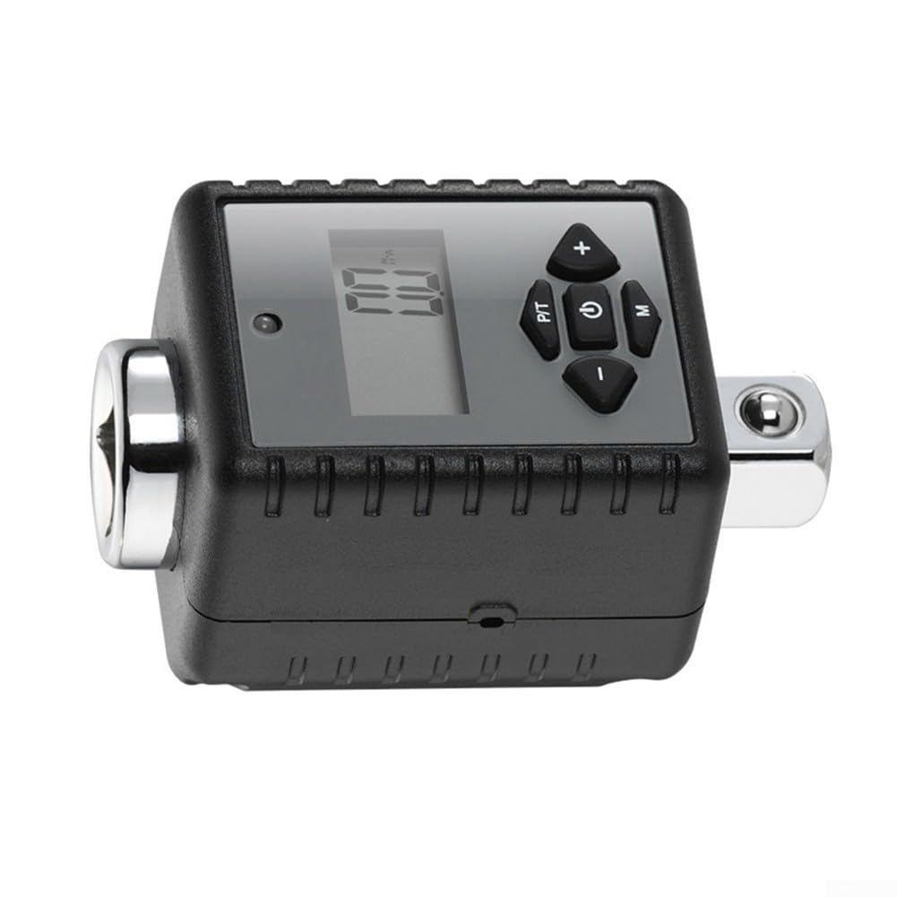 Digitaler Drehmomentschlüssel Adapter 1/2 Zoll Antrieb 2-200 Nm Reichweite mit LED und Buzzer Alarm ±2% Genauigkeit für Fahrrad Motorrad Mechanisch vorkalibriert
