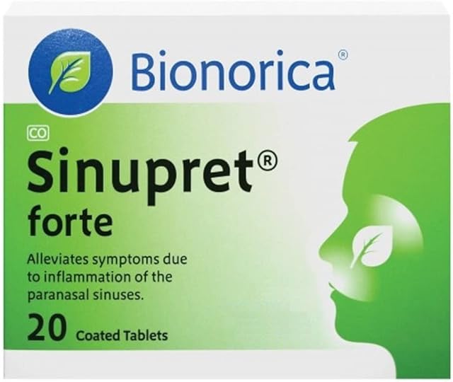 Bionorica Sinupret Forte - Sinus Congestation - 20 Tablets