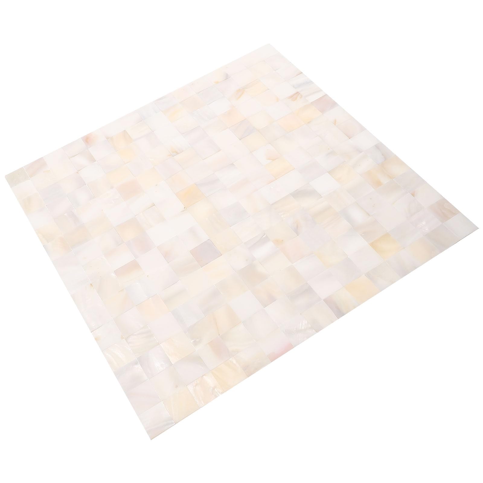 Carrelage décoratif mural SEWACC blanc nacré autocollant