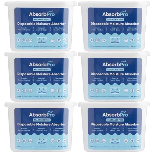 Absorb Pro - Moisture Absorber Tub Fragrance Free - 6-Pack