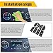 AOUTTUOA AC Panel Decals and Radio Button Repair Decal Set Fix Ruined Faded A/C Button Dash Sticker Repair Kit Compatible with Chevy Silverado Suburban Tahoe Fit for GMC Sierra Yukon 2006-2014