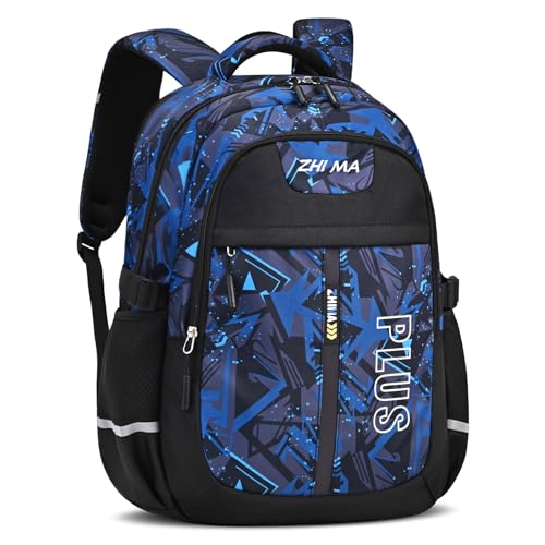 Sac à dos garçon imperméable avec bandes réfléchissantes de sécurité