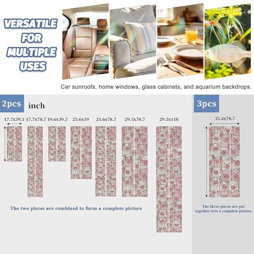 Films Decorativos para Ventanas de Vidrio 19.6" x 39.3" (2 piezas) miniatura 5