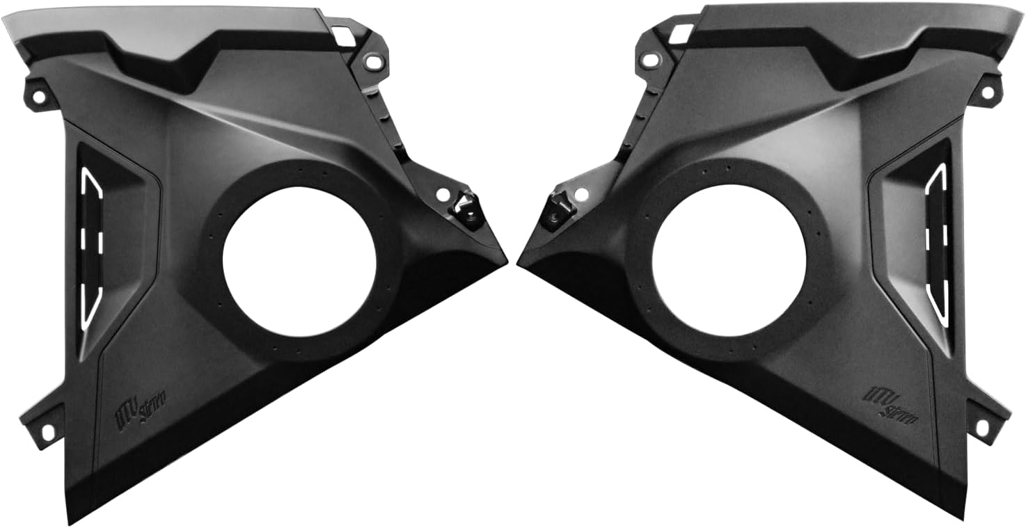UTV Stereo Maverick R Front Dash 6.5" Speaker Panels - Upgrade for Can-Am Maverick R - Durable, Easy Installation, Optional Tweet Cutout Location.