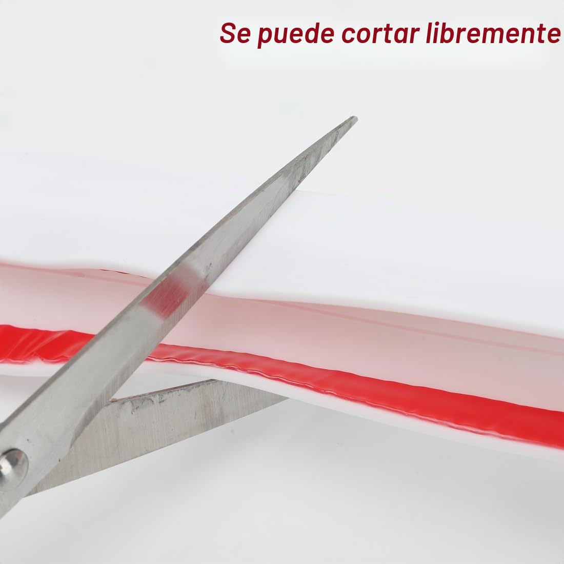 RANJIMA 5M Perfil de zócalo Perfil de embellecedor de zócalo para 18mm 19mm de espesor de madera, tira de zócalo de cocina Blanca Perfil de sellado de zócalo de cocina con labio de sellado para zócalo