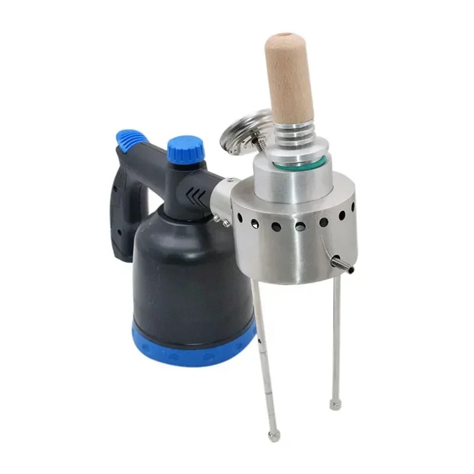 Bienenzucht Oxalsäure Sublimation Sublimator durch Gas mit Brenner Oxalsäure Verdampfer Bee Fogger Varroa Milben Behandlung