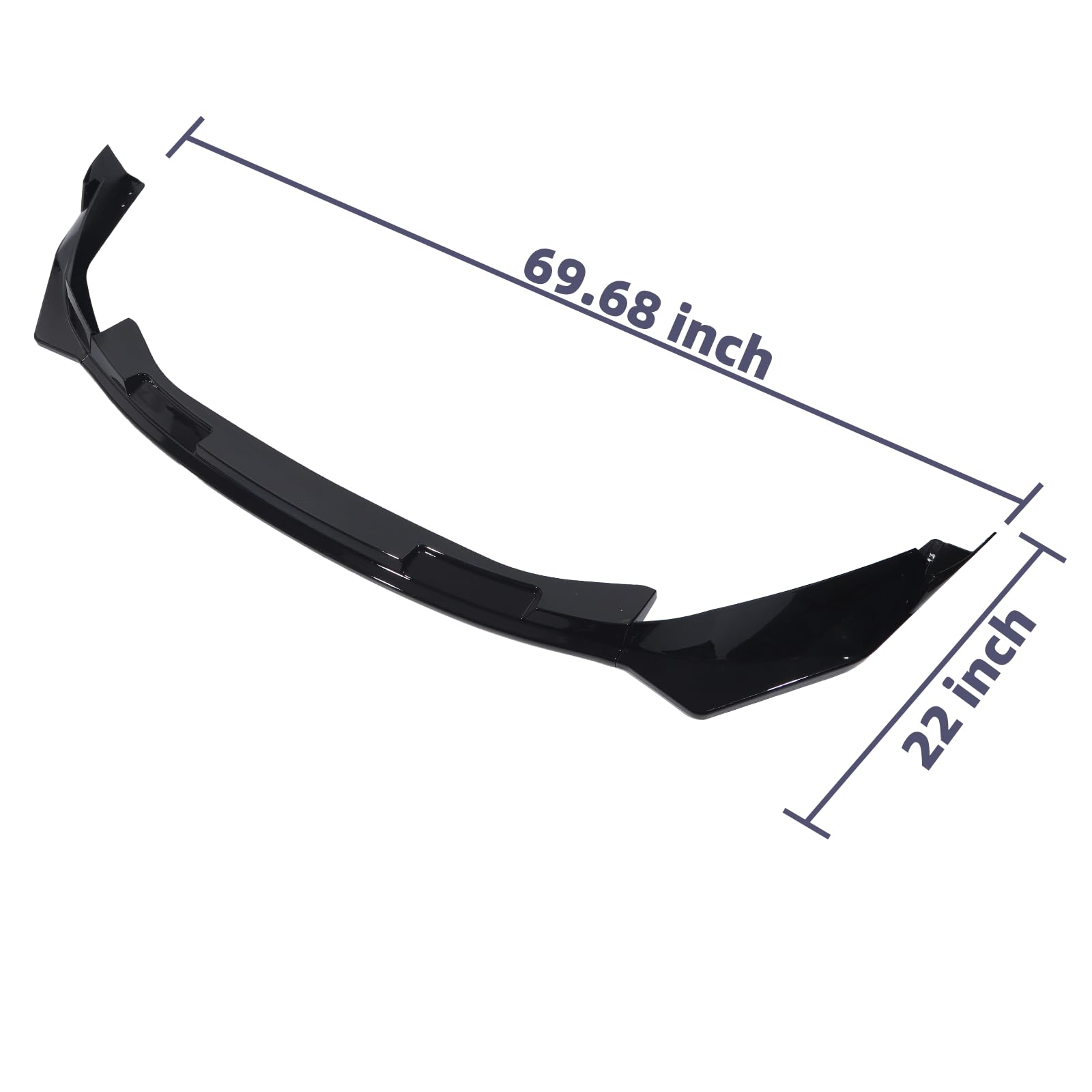 ZXMOTO Front Bumper Lip Spoiler Splitter Body Kit ABS Fit for BMW G80 M3 G82 G83 M4 2021 — view 9