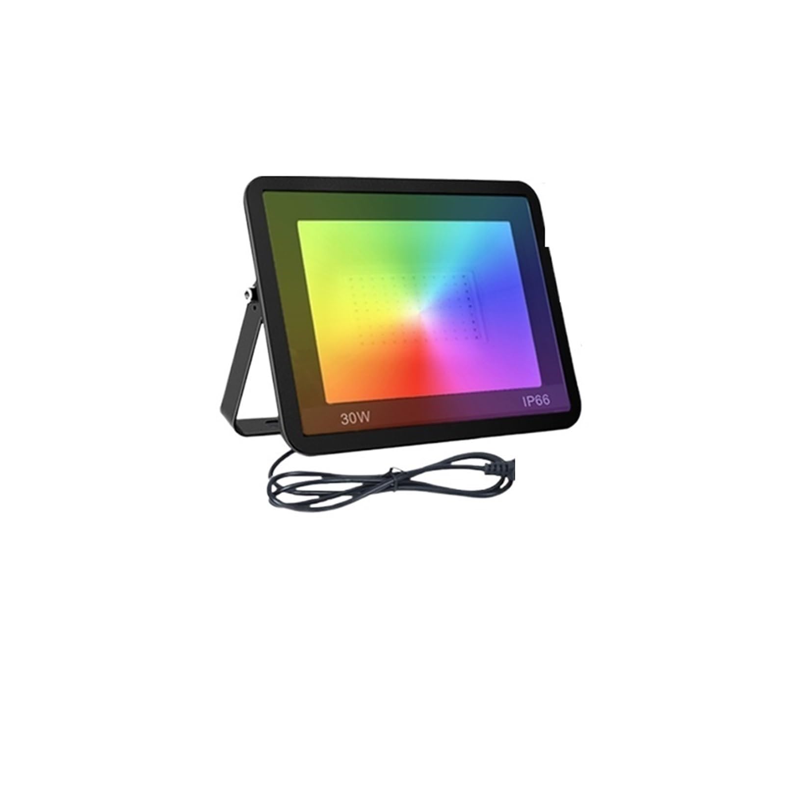 SEVEQIS TUYA RGB Intelligent Products Voice Function Outdoor Flood Light LED IP66 Waterproof 30W/50W/100W Decoration Christmas Gard(30W)
