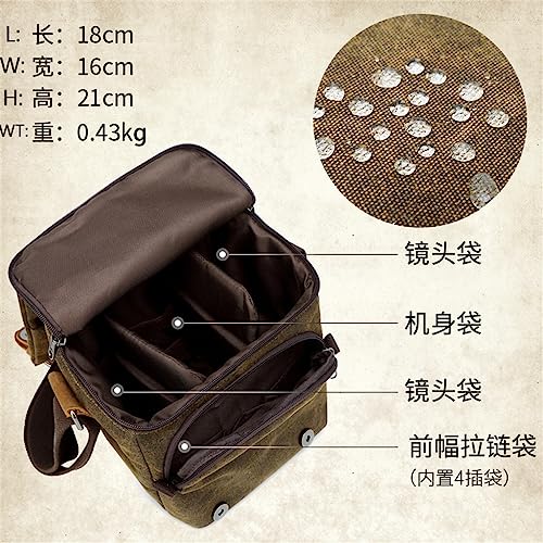 Bolsa para cámara SLR multifuncional con correa de hombro ajustable 4