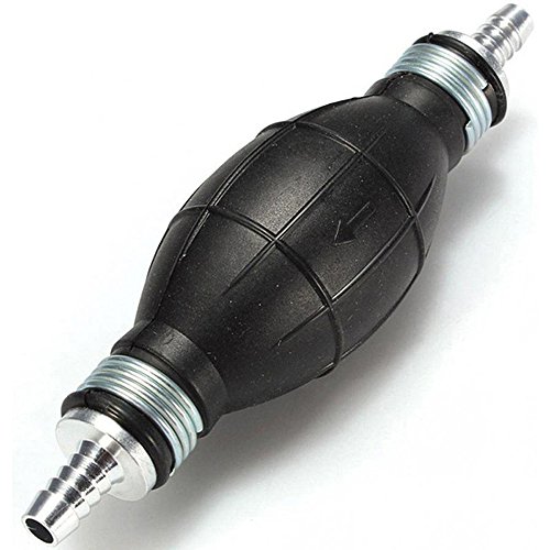 Gimiton 3 Sizes 6/8/10mm Fuel Line Pump Primer Bulb Hand Primer Pumps Black Rubber Fuel Transfer Vacuum for Marine Boat Diesel Accessories (4-Sizes)