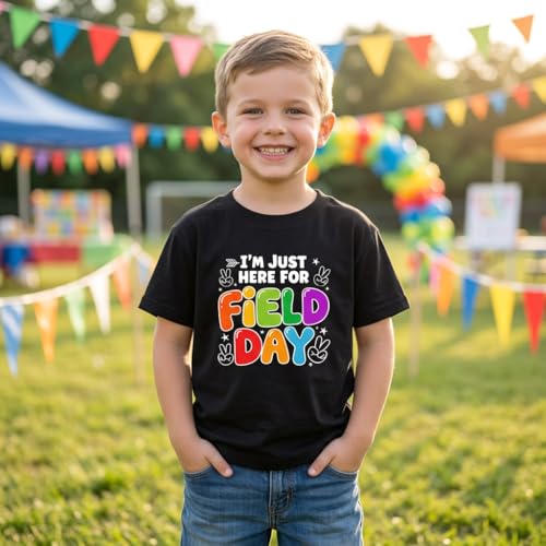 Field Day Shirt Kids – Let the Games Begin Field Day 2026 Shirt, Boys Girls Team Color Tee 3T-8T