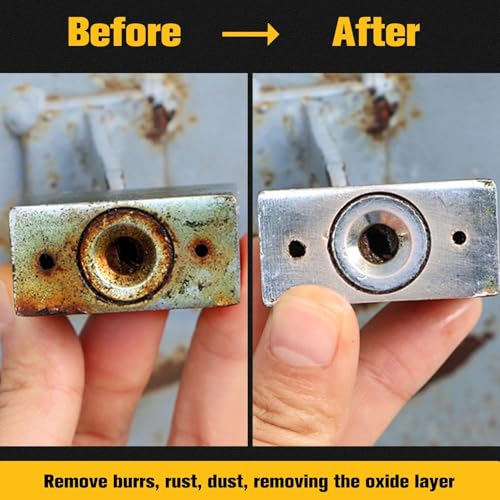 Image of SPEEDWOX 10 Pack Extended Stainless Steel Wire Brush Pen Wire Brush Rust Paint Removal Bits Steel Cleaning End Brushes Pen 3mm Mandrel Rust Paint Removal Bits Polishing Rotary Tools Accessories
