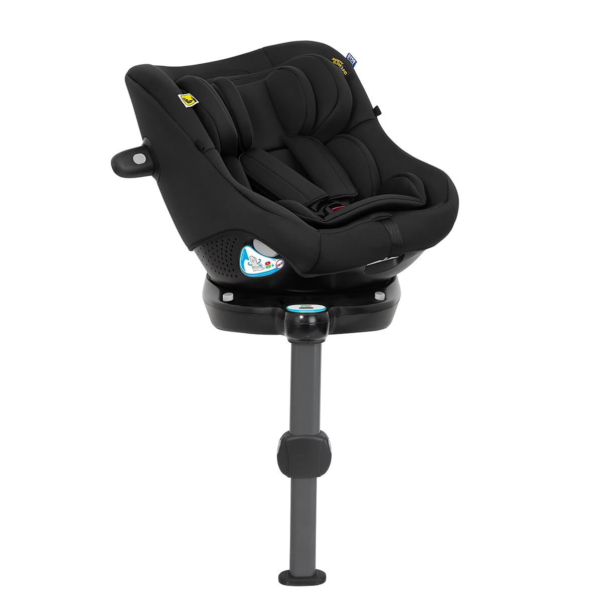 Graco - Turn2Me™ DLX i-Size R129 - Silla de coche evolutiva 2 en 1 ISOFIX con rotación de 360°, de 40 a 105 cm (desde el nacimiento hasta los 4 años aprox.), color medianoche
