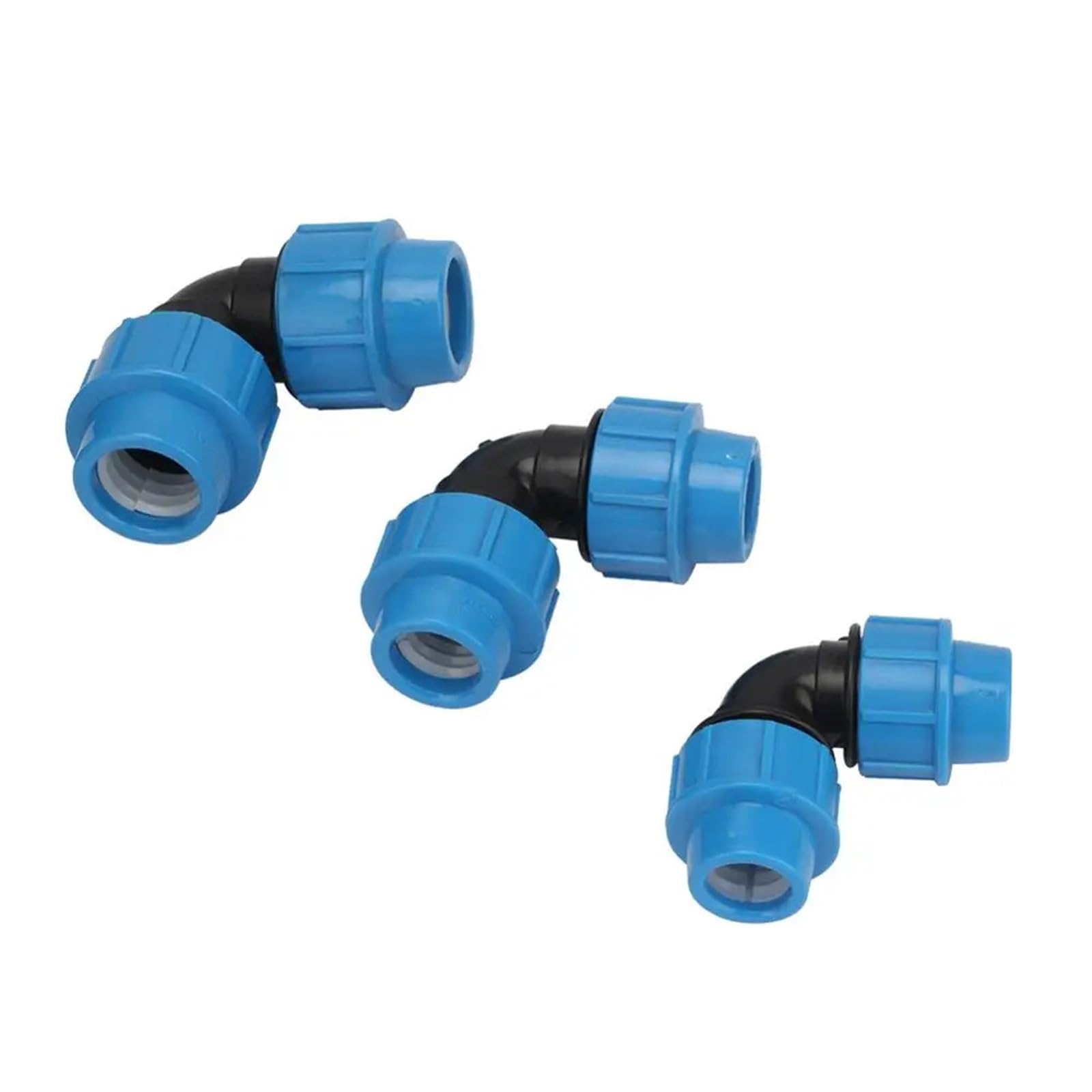 PVC-Fittings, Wasserrohrverbindungen, 20/25/32 mm Rohr-Winkelverbinder, PVC-PE-Rohr, Leitungswasser-Splitter, Kunststoff-Winkelverbinder, Garten-/Bauernhof-Bewässerung, Wasserrohr-Schlauchverbindung,