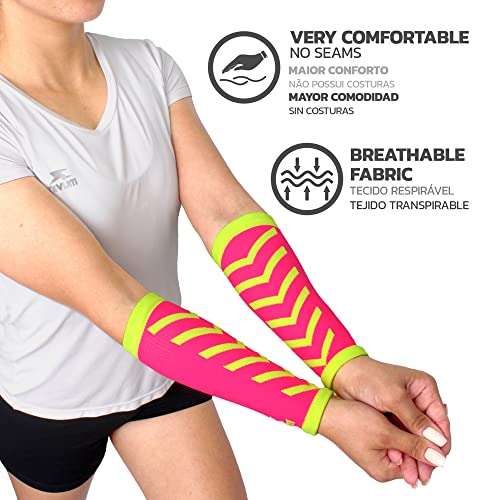 Manguito Curto Voleibol Arrow Muvin Mgt-100 - Pink - P/m