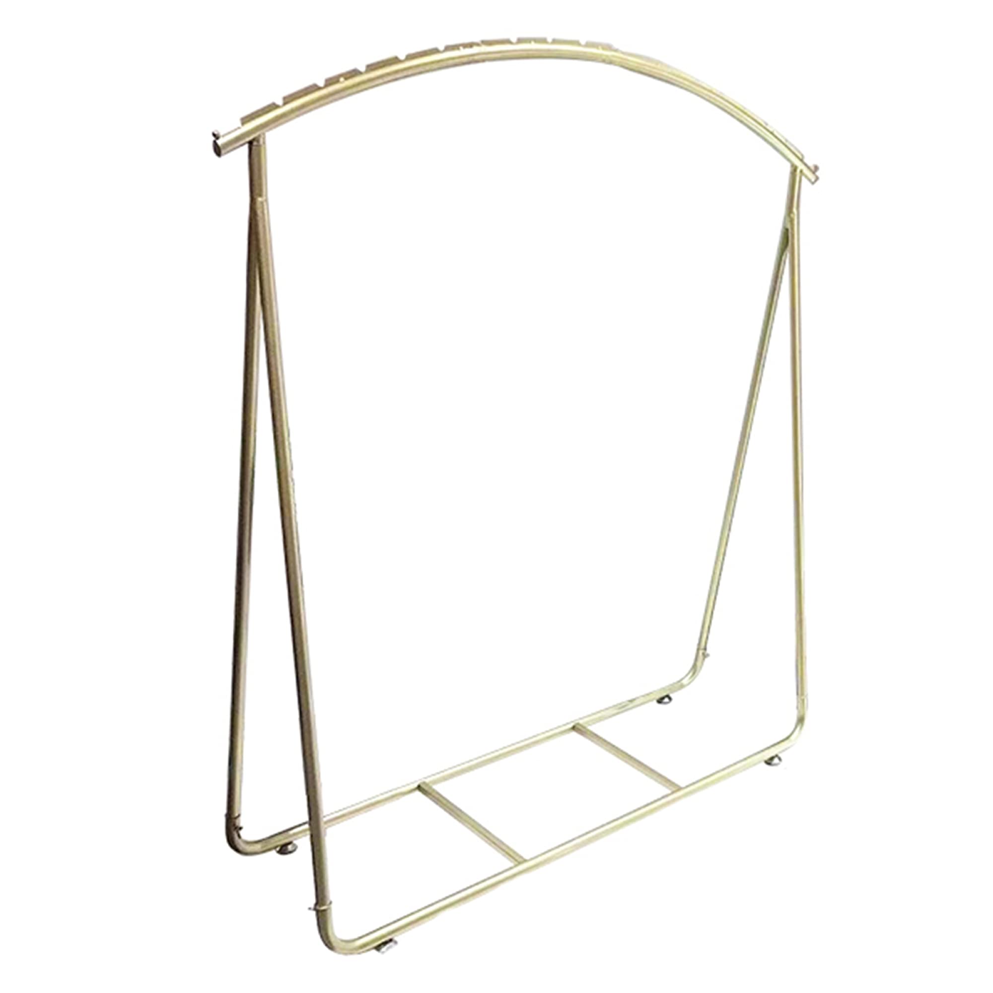 Kleiderständer, Kleiderständer aus Eisen, offene Kleiderstangen, Schlafzimmer-Balkon-Garderoben, geeignet für Schlafzimmer, Wohnzimmer/Gold/150X40X150Cm