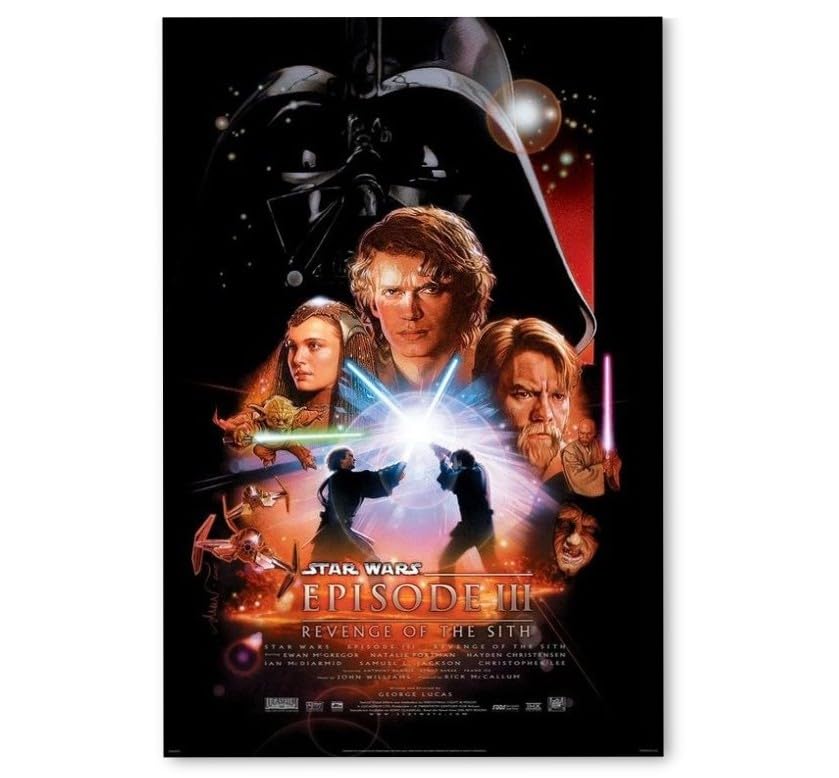 【非売品】スターウォーズ エピソード3 オリジナル映画ポスター６枚セット　B2 Amazon.co.jp: 映画ポスター スターウォーズ 3 STAR WARS 3 シスの復讐