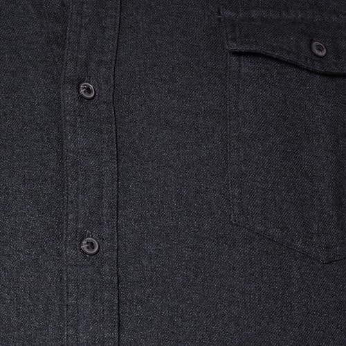 Amazon Essentials Men's Regular-Fit Long-Sleeve Two-Pocket Flannel Shirt, Dark Denim, XL - Image 7