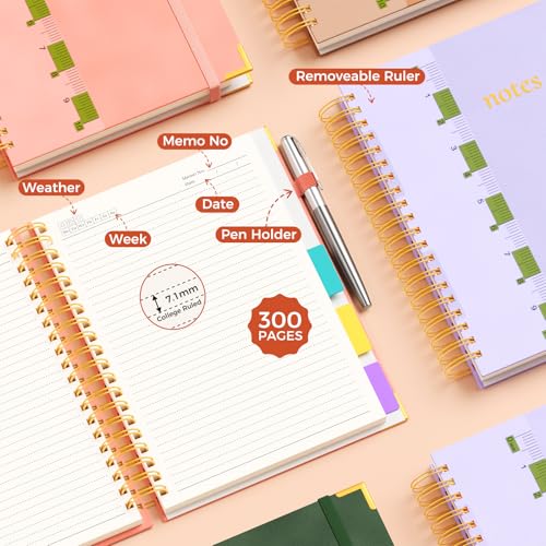 Carnet à spirale A4 pour s'organiser efficacement à l'école ou au travail - 6