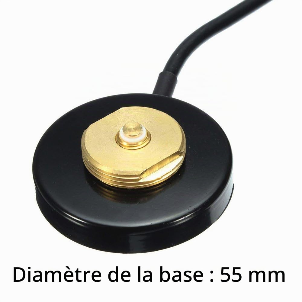 NMO bibande antenne à Gain élevé pour la Voiture Mobile Radio VHF UHF 400-470 136-174MHz et la Base magnétique de Montage pour Radios Mobiles PL259 Connecteur pour Kenwood Vertex Icom