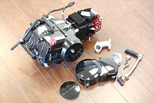 LIFAN 125CC 4-speed, SEMI AUTO manual clutch, 4 up Motor Engine w/Dress Up Kit for DIRT BIKE EN20-BASIC