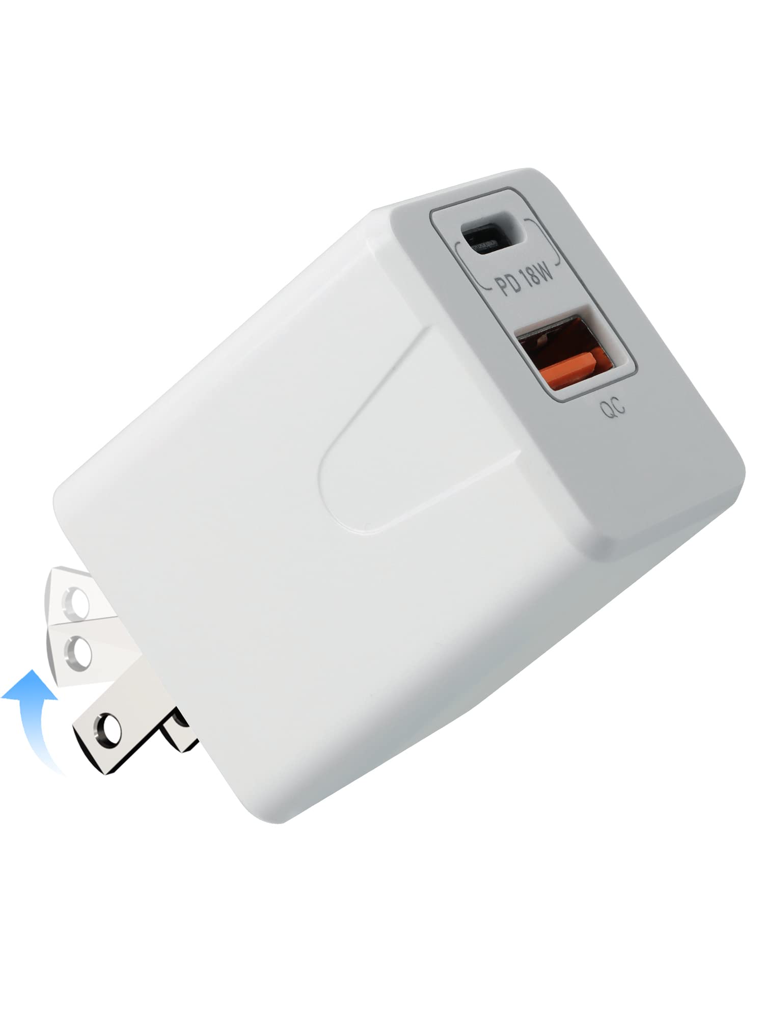 Amazon | 【Amazon限定ブランド】充電器 type-c 18W USB充電器 2ポー