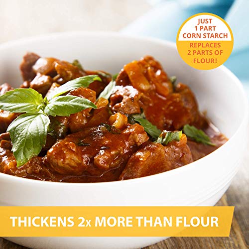 image for Roots Circle 100% Pure Corn Starch | 2 [17oz] Airtight Containers | Al