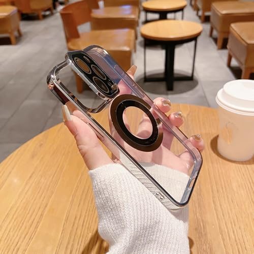 Support d'objectif Antichoc et Magnétique pour Coque Souple iPhone 13 Pro Argent