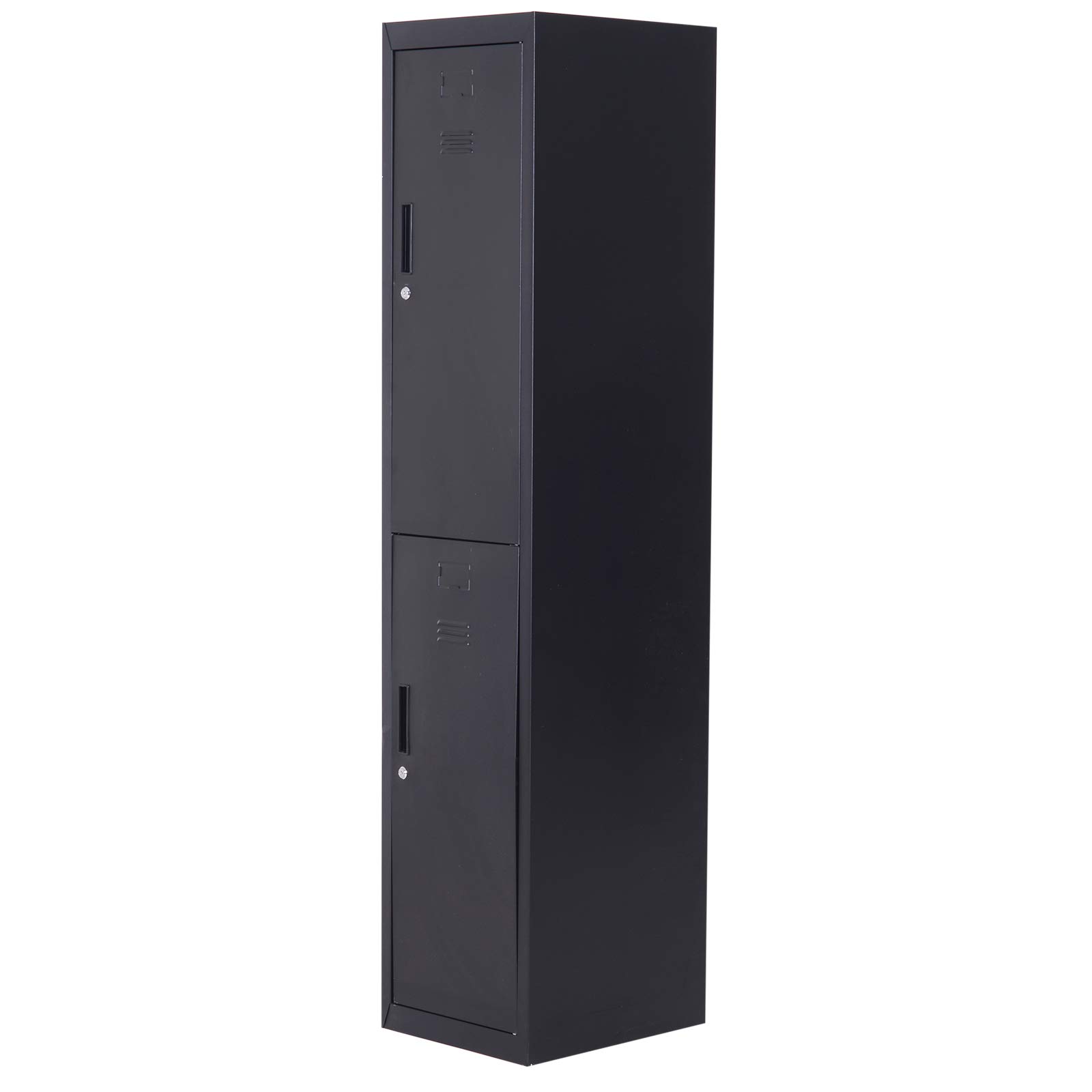 Vinsetto Armoire à Casiers à 4 Niveaux Casier Vestiaire 38x46x180 cm Noir
