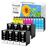13XL cartouches de rechange pour Epson T1301-T1304, 8 x T1301 noir, 4 x T1302 cyan, 4 x T1303 magenta, 4 x T1304 jaune