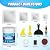 DIYSELF 16-Piece Drywall Repair Kit, Spackle Wall Repair, Drywall Patch Kit, Wall Patch Repair Kit, Quick & Easy Solution for Wall Hole Repair and Drywall Hole Filler
