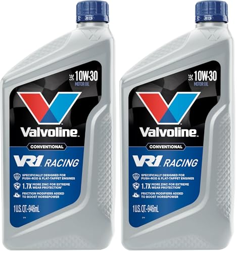 Image of Valvoline VR1 Racing SAE 10W-30 Motor Oil 1 QT (Pack of 2)