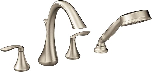 Moen T944 Eva llave para tubo romano de arco alto y dos mangos, T944BN