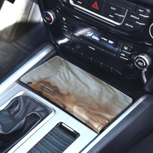 Organizador para autos Slim de cuero miniatura 5