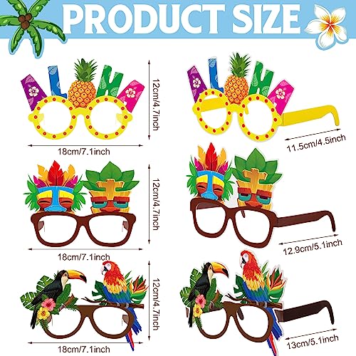 Vinsot-32-Pack-Beach-Pool-Party-Eyeglasses-Decor-Summer-Luau-Paper-Glasses-Bulk-Hawaiian-Sunglasses-Frame-Tropical-Pool-Props-Photo-Booth-Props-for-Luau-Beach-Party-Favors-Birthday-Supplies-Decor Vinsot 32 Pack Beach Pool Party Eyeglasses Decor Summer Luau Paper Glasses Bulk Hawaiian Sunglasses Frame Tropical Pool Props Photo Booth Props for Luau Beach Party Favors Birthday Supplies Decor