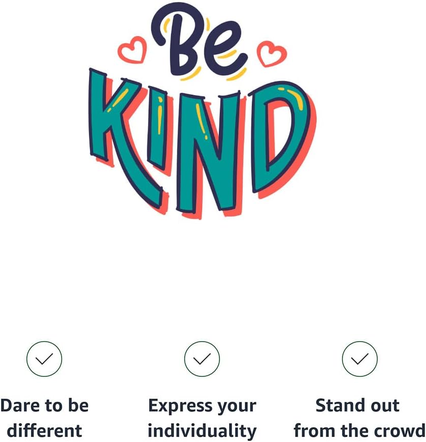 Be Kind Women's Racerback Tank - Word Art Tank Top - Cute Workout Tank