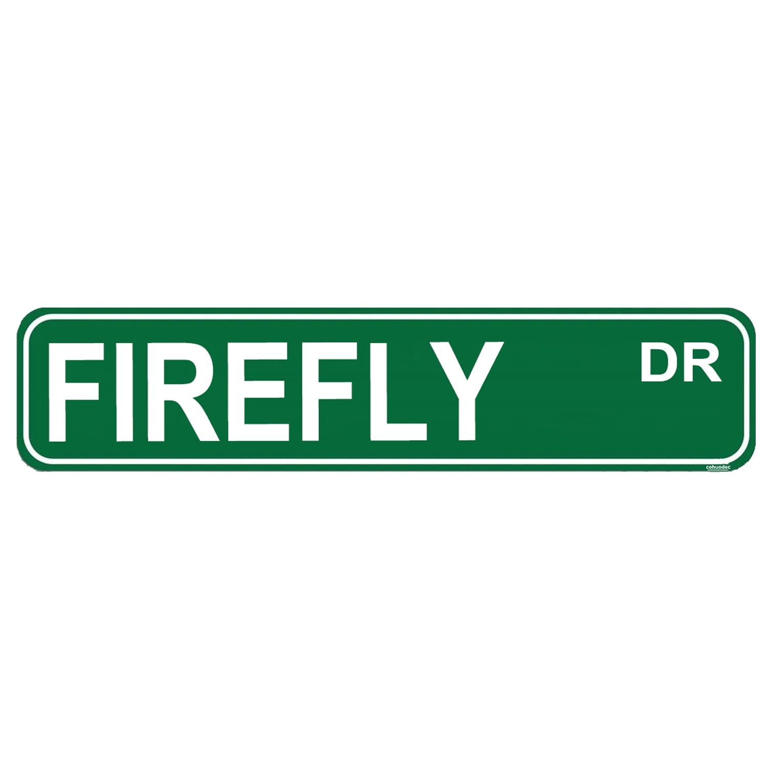Firefly DR Metal Sign - 4x16 Inch Rustic Wall Decor for Nature Lovers,Cabin or Garden - Glowing Insect Themed Gift