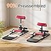 Hip Thrust Machine with High Resistance and Protectors Pad - 3D High Density Polyurethane Cushion - Premium Squat for at Home Gym-Comes with Handles to Exercise Your Arms GlutesWorkout（Black）
