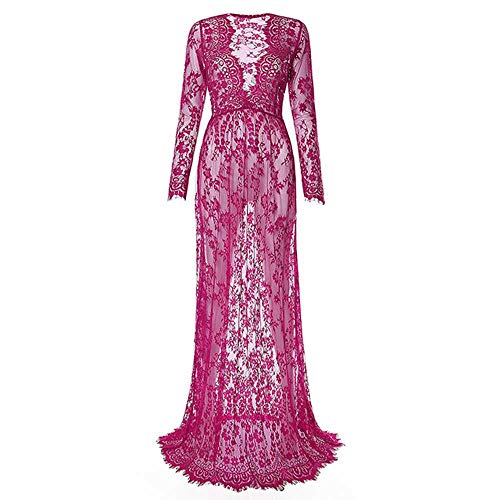 Preisvergleich Produktbild PYLOVER Umstandskleid für Fotografie, Requisiten für Schwangere Gr. XXX-Large, violett