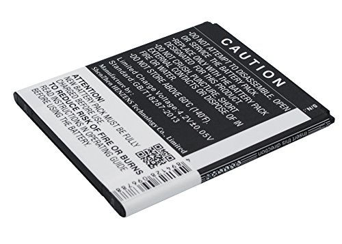TECHTEK Batterie 2000mAh Compatible avec [Wiko] Bloom, M172, N350, Rainbow, Rainbow 3G, Neongelb remplace