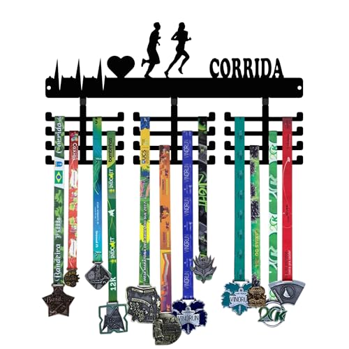 Porta Medalhas em Aço - 50 Medalhas - Corrida de rua 13